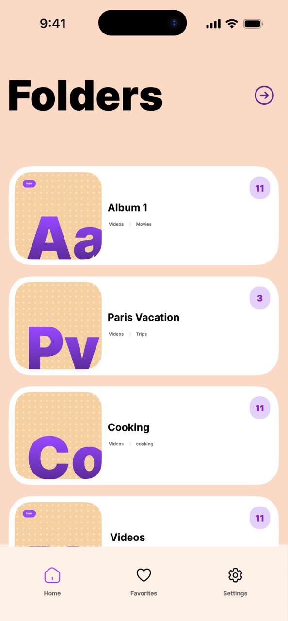 Lumi app interface