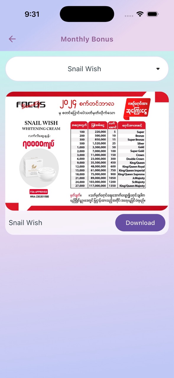 Focus Beauty Plus: Price Catalogs