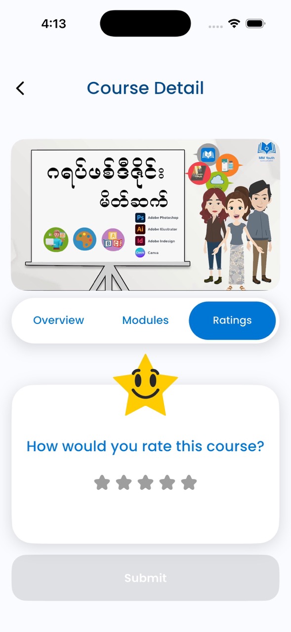 Myanmar Youth Platform: Course Rating