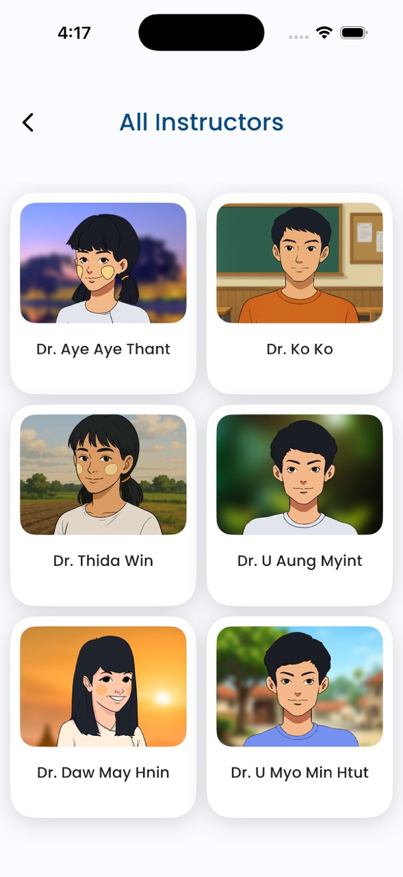 Myanmar Youth Platform: Instructors